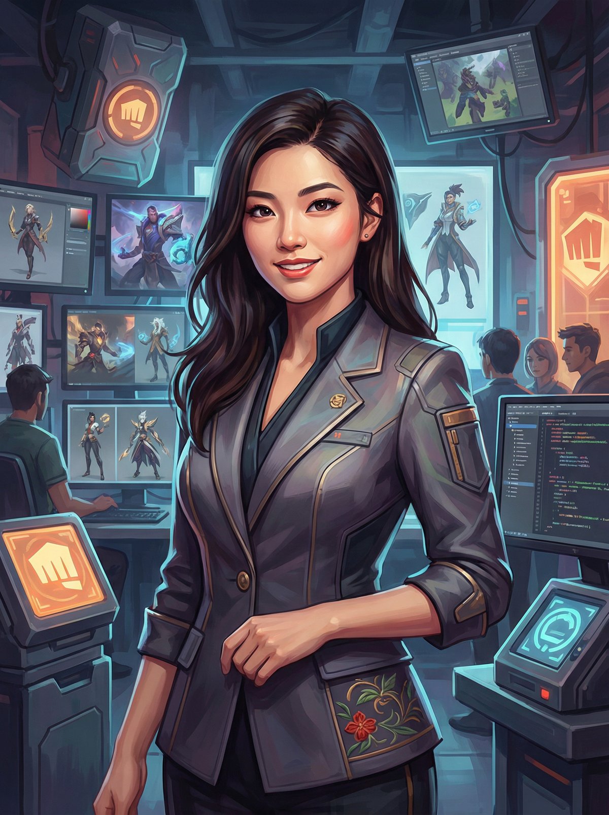 幼女漫画游戏视频制片人李梦琪